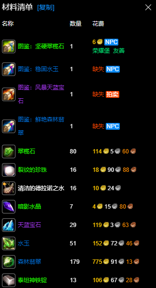 魔兽世界wlk珠宝300-450最省材料攻略(图12) 魔兽世界wlk珠宝300-450最省材料攻略(图12)