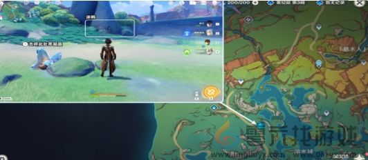 原神5个绘有涂鸦的裂石位置一览(图4) 原神5个绘有涂鸦的裂石位置一览(图4)