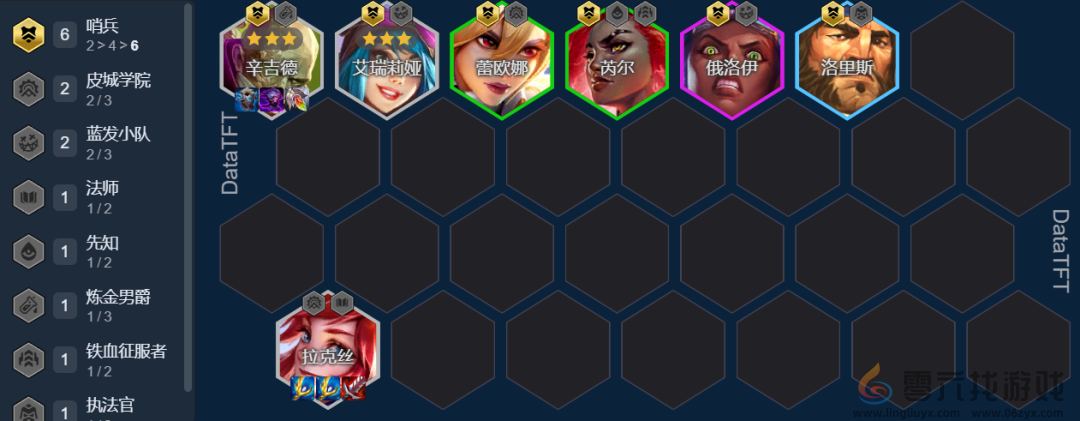 金铲铲之战孤胆英雄拉克丝阵容推荐(图5) 金铲铲之战孤胆英雄拉克丝阵容推荐(图5)