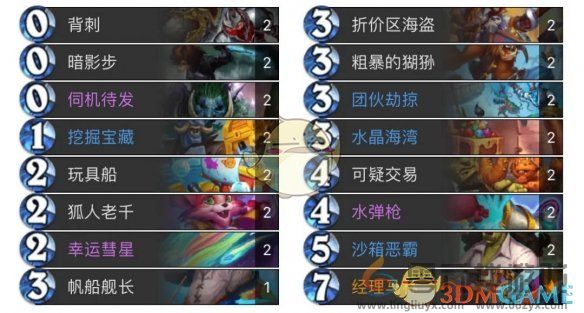 炉石传说翡翠梦境版本连击贼卡组代码分享(图1)