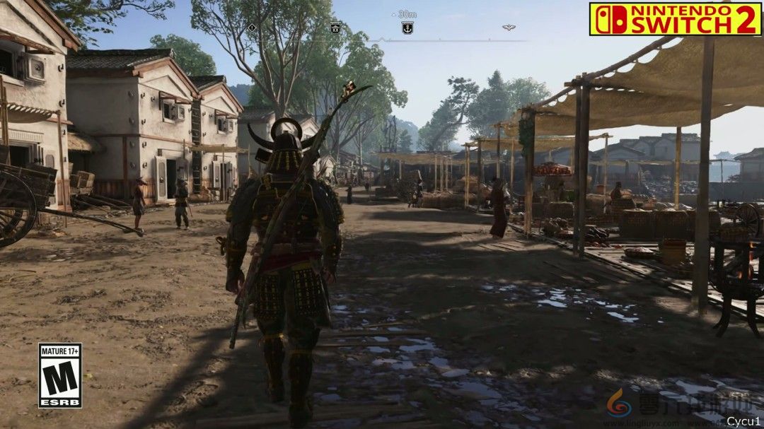 《刺客信条：影》PS5 Pro和Switch 2画面对比(图6)